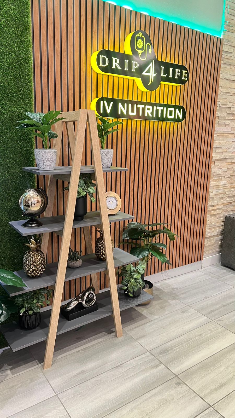 Drip4Life Rosebank Mall lounge interior